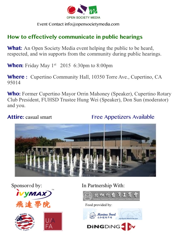 How to effectively communicate in public hearings